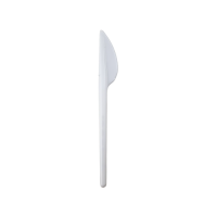 Ніж пластиковий білий одноразовий (упаковка 100 шт) нож пластиковый 16.5 см