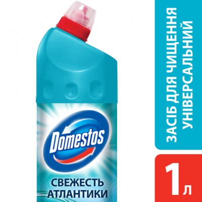 Універсальний засіб Domestos Доместос Свіжість Атлантики 24 години 1000мл