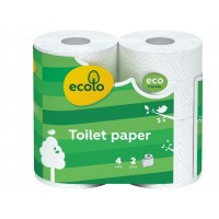 Папір туалетний високоякісний рециклінг 2-х шаровий Еколо