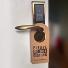 Табличка на ручку для дверей для готелів прошу прибрати і не турбувати Крафт (табличка прошу убрать\не беспокоить) Табличка на ручку для дверей для готелів прошу прибрати і не турбувати Крафт (табличка прошу убрать\не беспокоить)