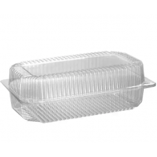 Одноразовий контейнер (ланч бокс) для їжі харчовий пластик із кришкою (17000 мл об'єм)