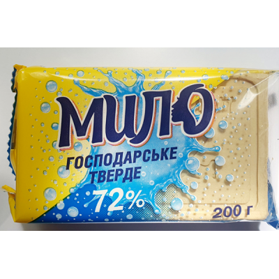 Мило господарське тверде 72%, 200 г