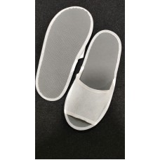 Тапочки одноразовые Hotel & SPA Comfort XL белые на черной подошве (нескользящие) 