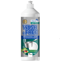 Засіб для миття посуду WASH & FREE Екстракт алое вера та лісової суниці, 1000 г (для готелів та HoReCa) Засіб для миття посуду WASH & FREE Екстракт алое вера та лісової суниці, 1000 г (для готелів та HoReCa)