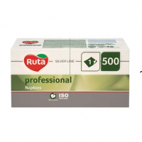 Салфетки бумажные Ruta Professional белые 1-слойные, 24х24 см, 500 шт. в упаковке Салфетки бумажные Ruta Professional белые 1-слойные, 24х24 см, 500 шт. в упаковке