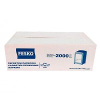 Серветка диспенсерна V-L-складка 2000 аркушів 17см*17 см 2000 аркушів Рута (салфетка V складка)